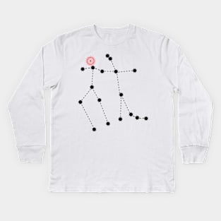 Punarvasu Nakshatra Hindu Vedic Sidereal Astrology Constellation Kids Long Sleeve T-Shirt